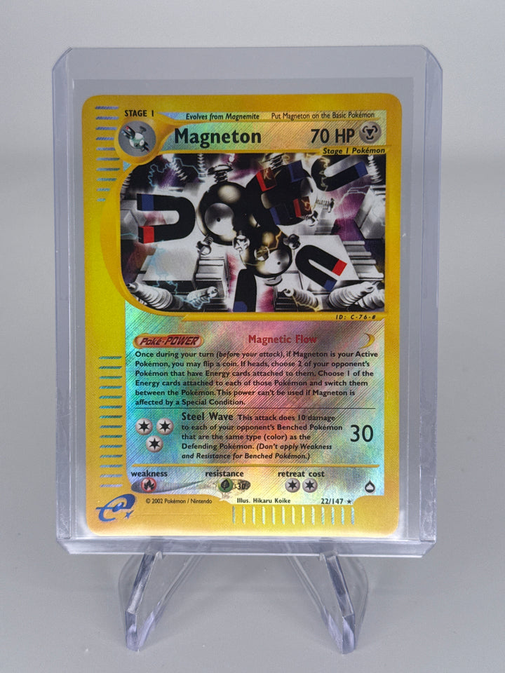 Pokemon TCG 2002 Magneton Aquapolis Reverse Holo, 22/147