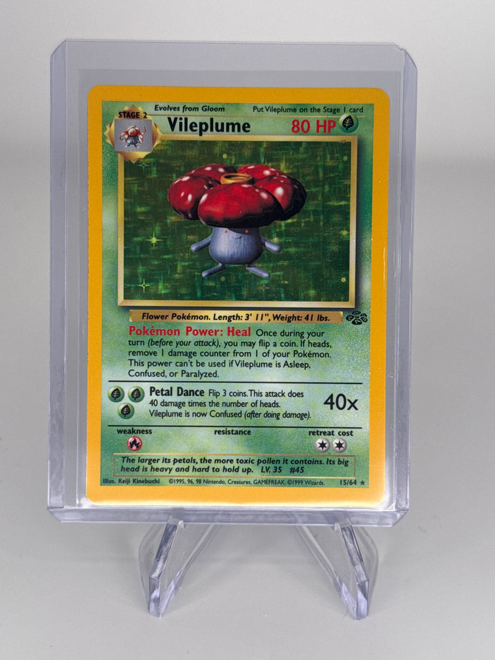 Pokemon TCG 1999 Vileplume Jungle Rare Holofoil, 15/64