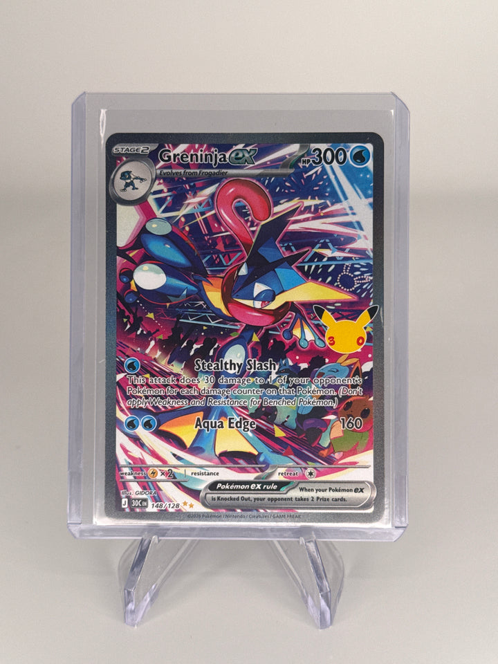 Pokemon TCG 2026 Greninja EX 30th Anniversary Special Illustration Rare, 148/128