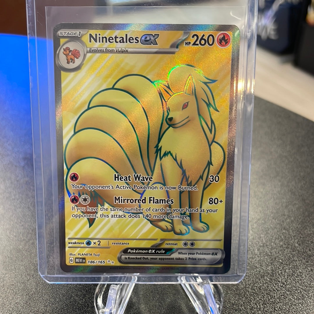 Pokémon TCG 2023 Ninetales EX Scarlet & Violet 151, 186/165