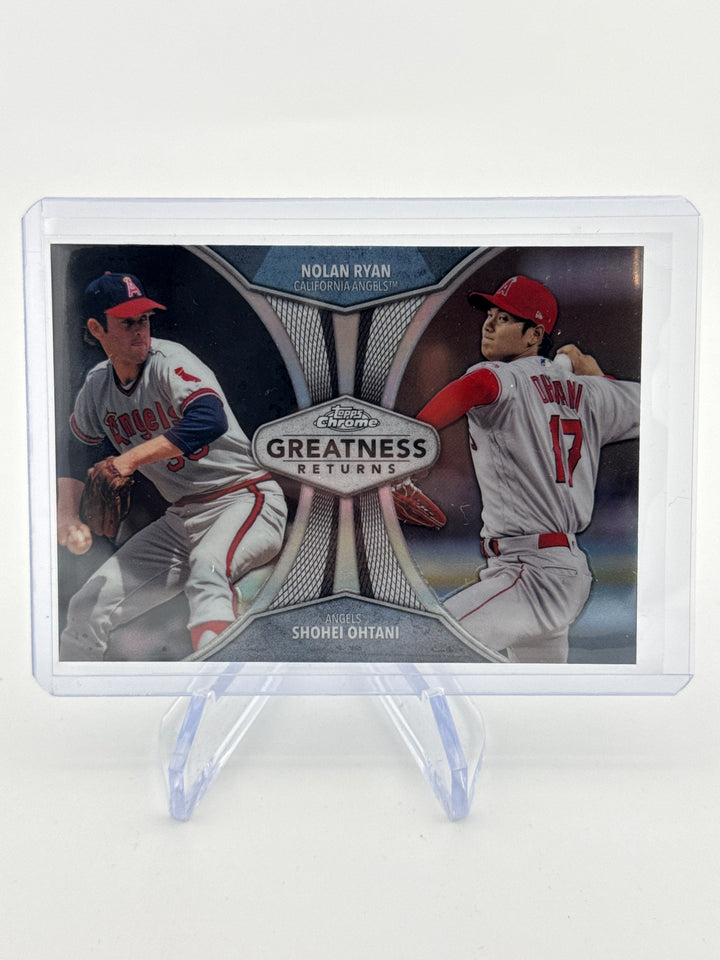 Nolan Ryan/Shohei Ohtani 2019 Topps Chrome Greatness Returns
