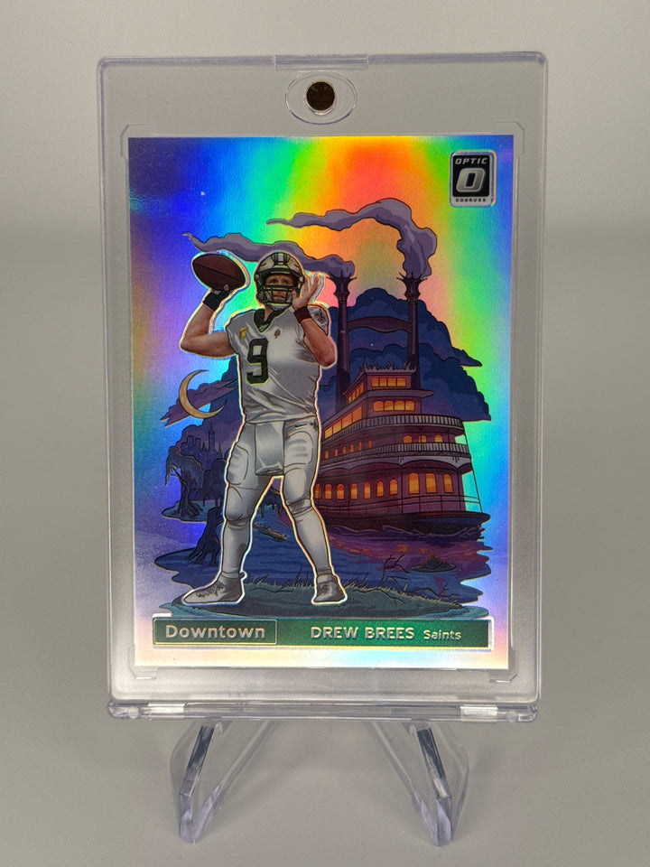 Drew Brees 2020 Panini Donruss Optic Downtown SSP Case Hit