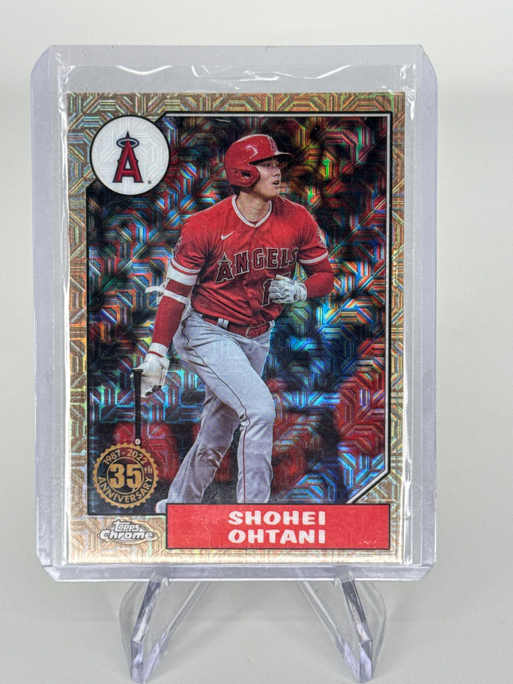Shohei Ohtani 2022 Topps Chrome 35th Anniversary Mojo