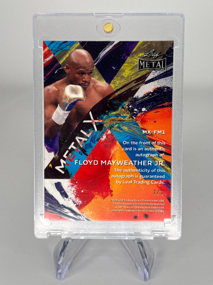 Floyd Mayweather Jr 2026 Leaf Ring Kings 1/1 Auto