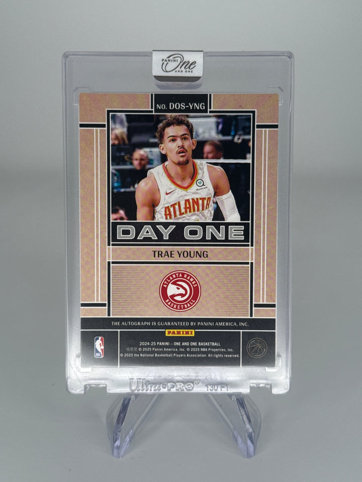Trae Young 2024 Panini One & One Day One Auto, 35/49
