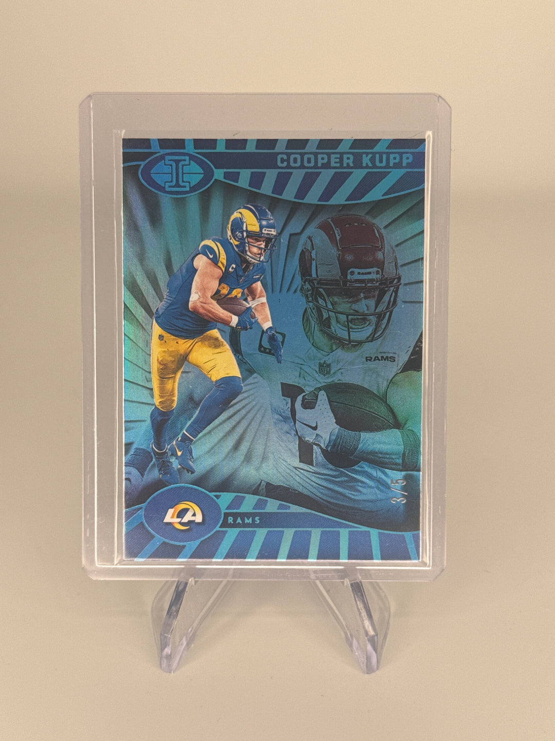 Cooper Kupp 2024 Panini Illusions Platinum Trophy Collection, 3/5