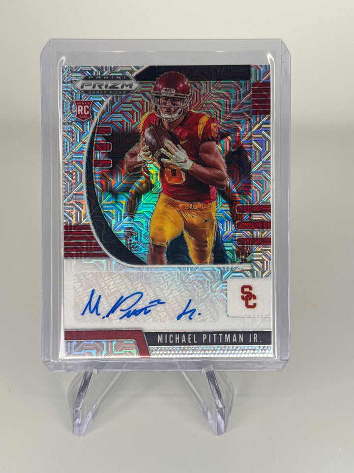 Michael Pittman Jr. 2020 Panini Prizm Draft Picks Rookie Auto, 45/49