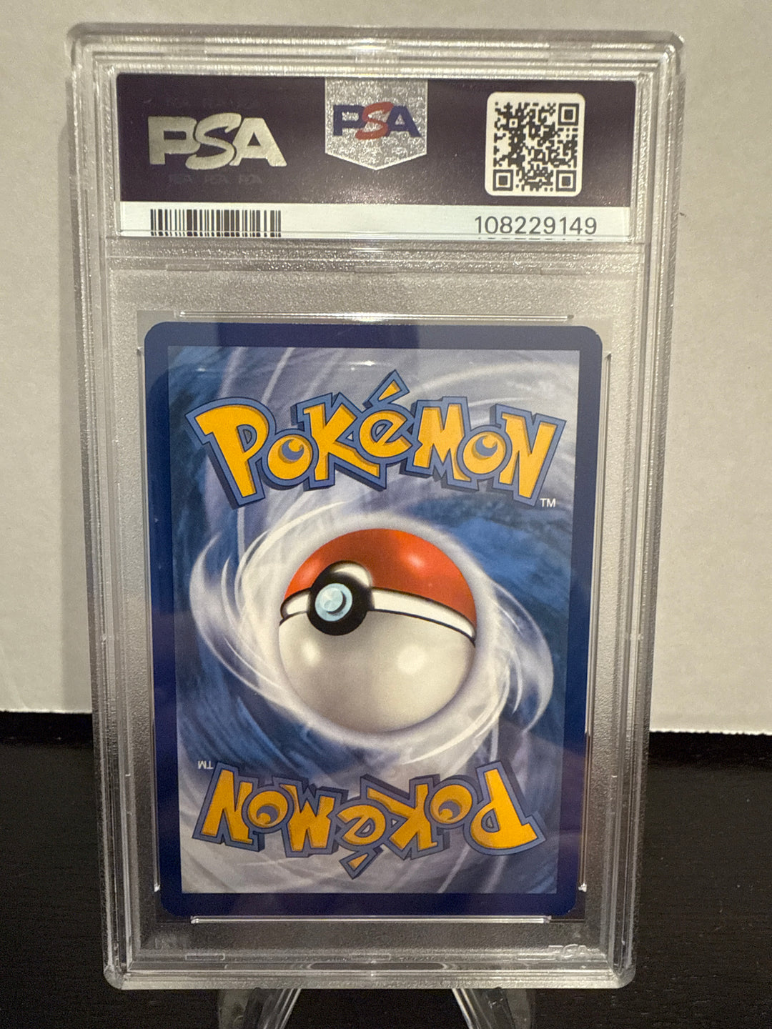Pokemon TCG 2024 Squirtle Stellar Crown Full Art Illustration Rare, 148/142, PSA 8