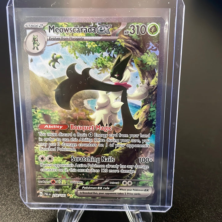 Pokémon TCG 2023 Meowscarada EX Scarlet & Violet Paldea Evolved, 256/193