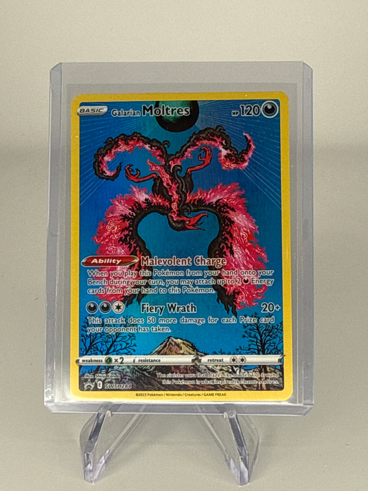 Pokemon TCG 2023 Galarian Moltres Sword & Shield Black Star Promo, SWSH284