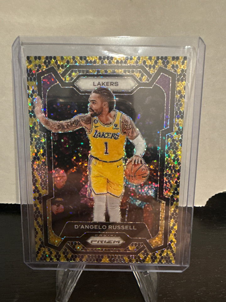 D'Angelo Russell 2023 Panini Prizm King Snake SSP