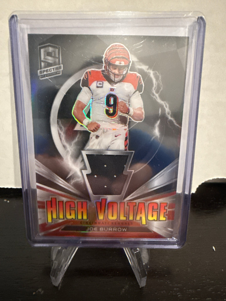 Joe Burrow 2021 Panini Spectra High Voltage Relic, 69/99
