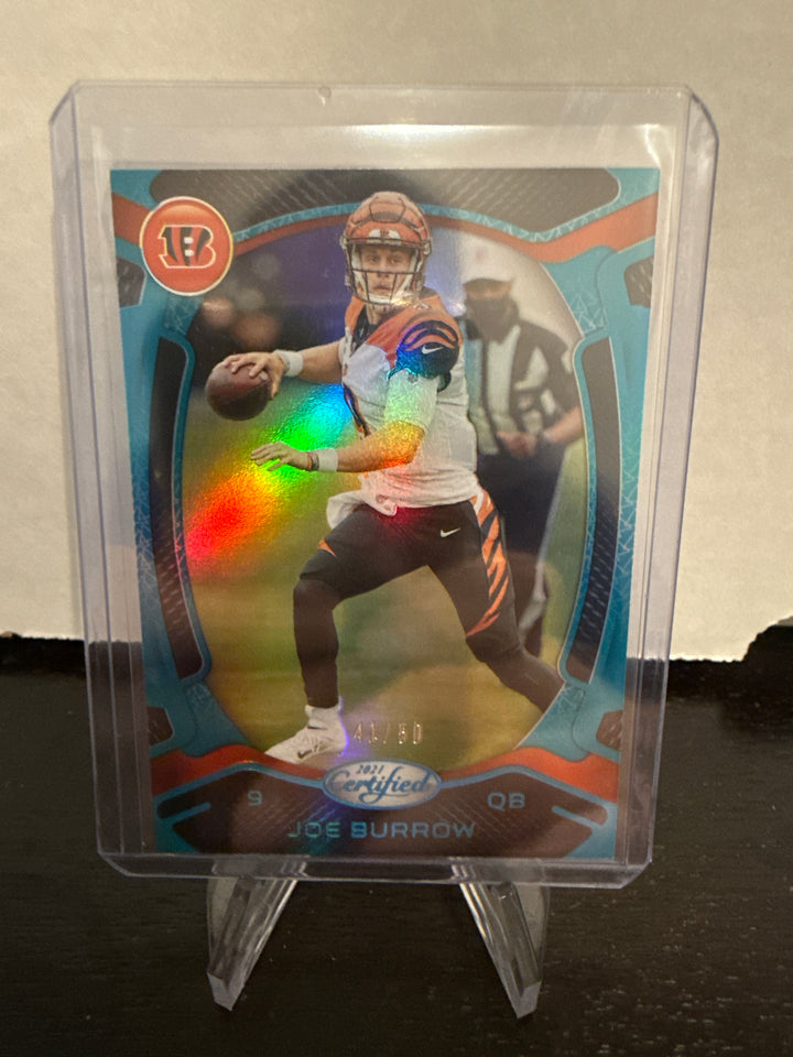 Joe Burrow 2021 Panini Certified Teal, 41/50