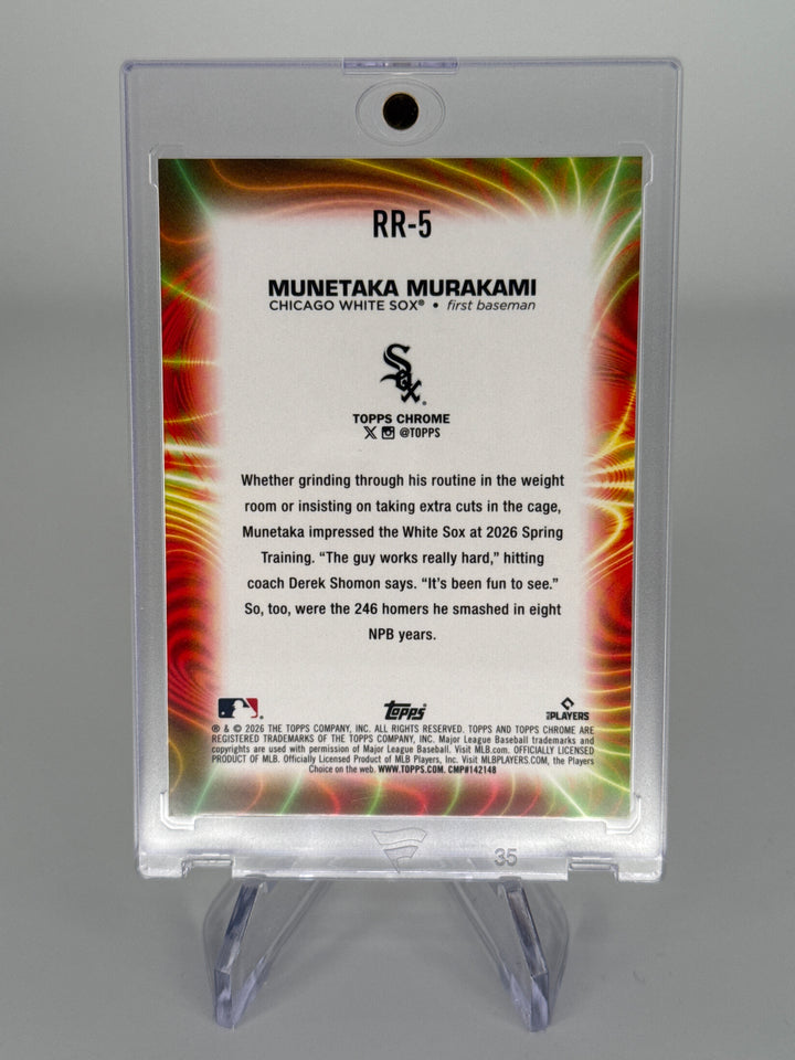 Munetaka Murakami 2026 Topps Chrome Radiating Rookie SSP Case Hit