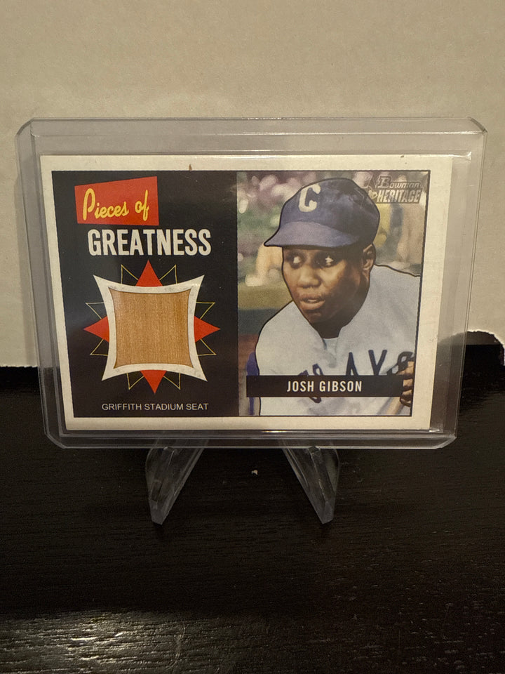 Josh Gibson 2005 Bowman Heritage Pieces of Greatness Relic
