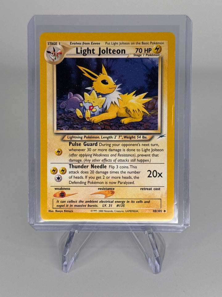 Pokemon TCG 2002 Light Jolteon Neo Destiny, 48/105