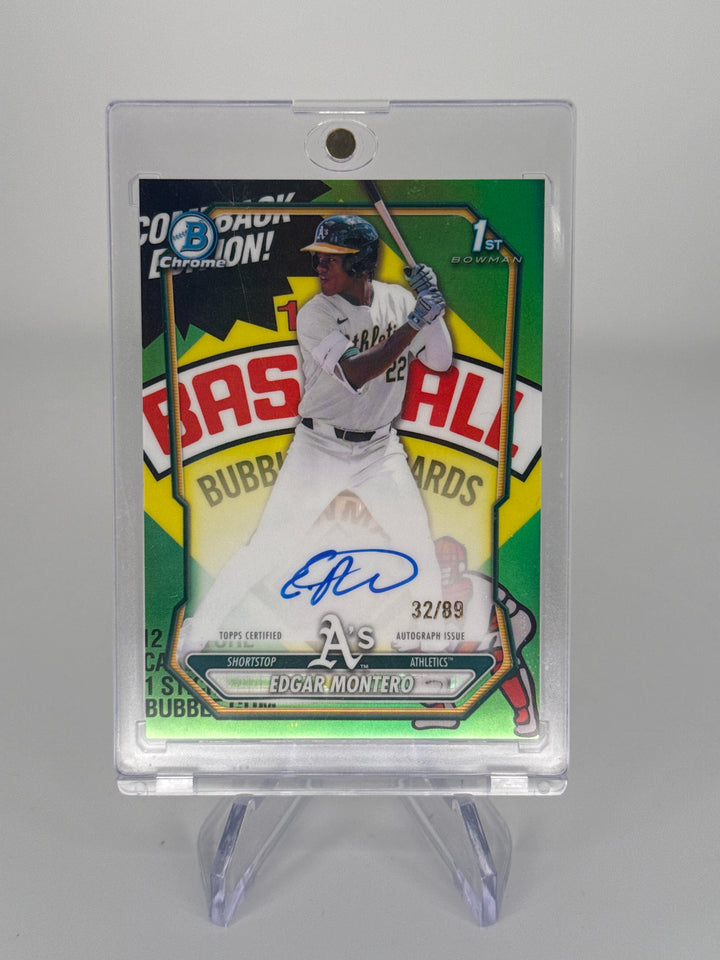 Edgar Montero 2026 Bowman Chrome Packfractor 1st Auto, 32/89