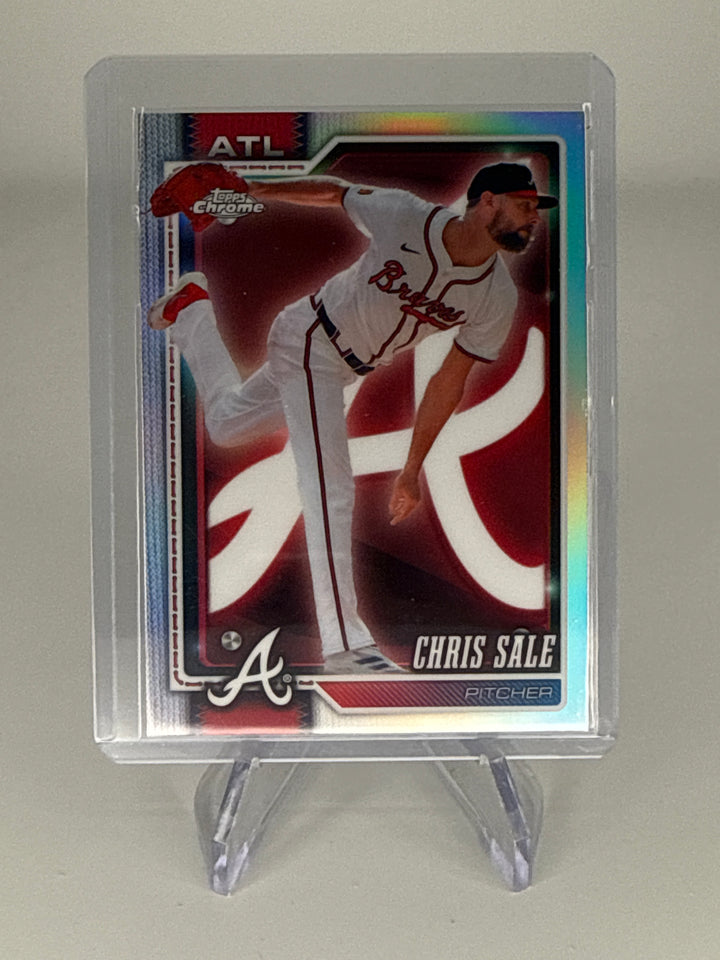 Chris Sale 2026 Topps Chrome Lightboard SSP Refractor