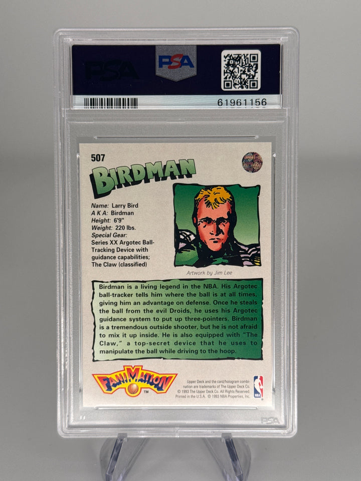 Larry Bird 1992 Upper Deck Fanimation, PSA 9 Mint