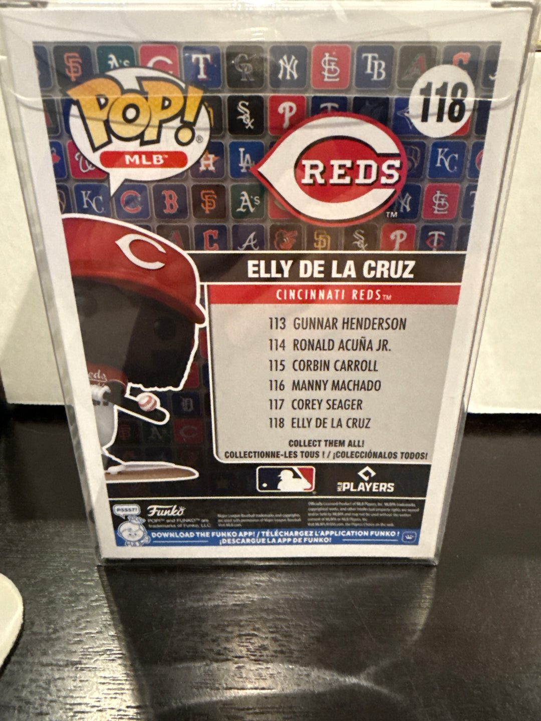 Elly De La Cruz #118 Baseball Autographed Funko POP!, Beckett Authenticated