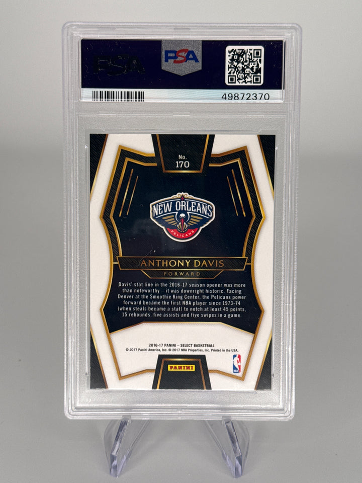 Anthony Davis 2016 Panini Select, PSA 10 Gem Mint
