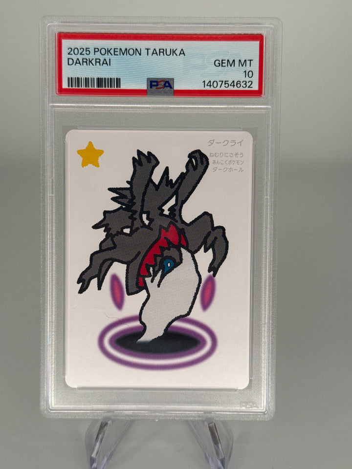 Pokemon TCG 2025 Japanese Taruka Darkrai, PSA 10 Gem Mint