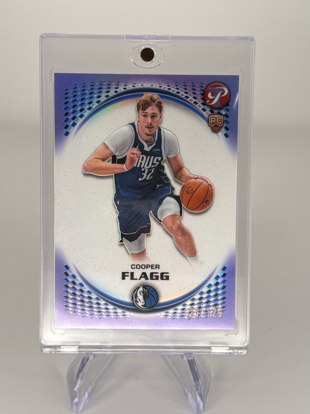 Cooper Flagg 2026 Topps Pristine Purple Refractor Rookie, 125/125