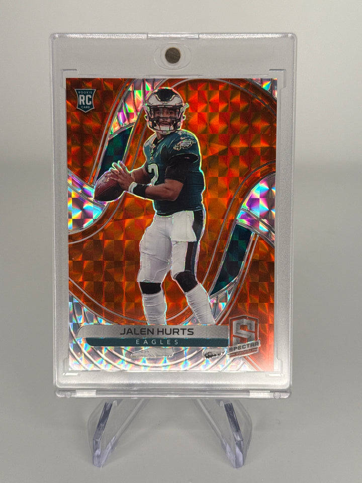 Jalen Hurts 2020 Panini Spectra Neon Orange Rookie, 09/15