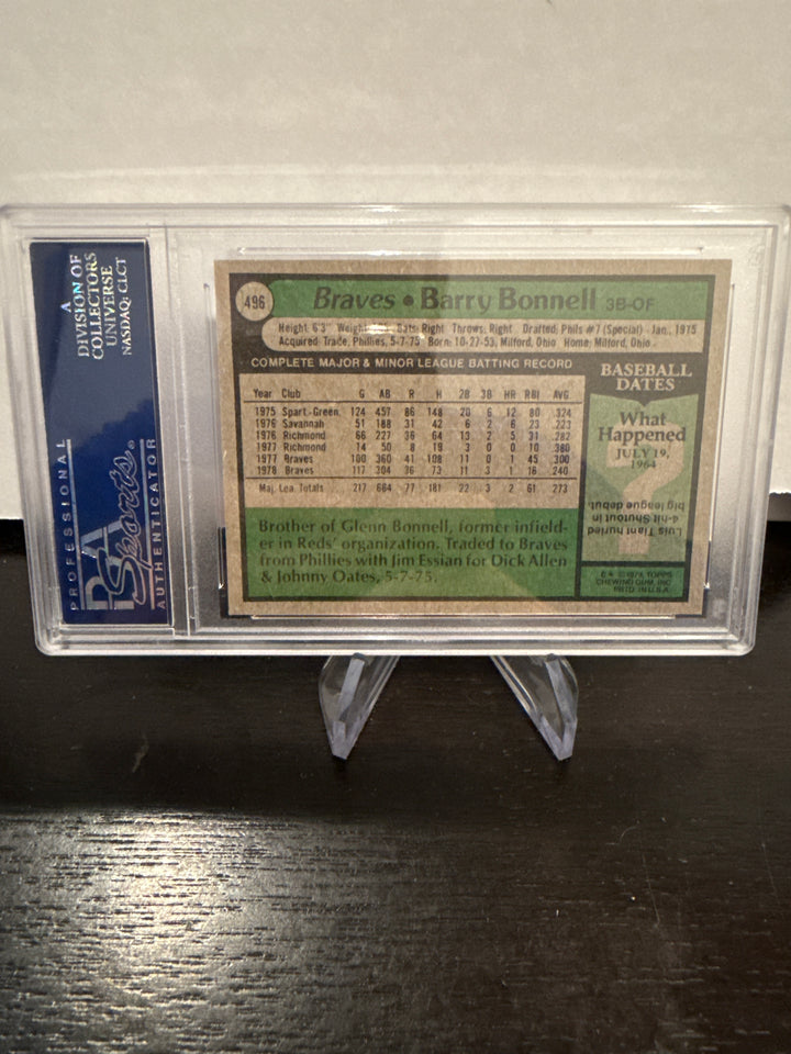 Barry Bonnell 1979 Topps, PSA 9 Mint