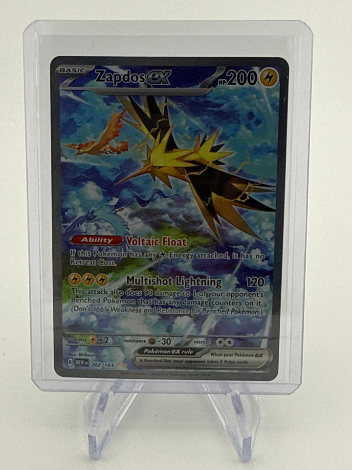 Pokémon TCG 2023 Zapdos EX Scarlet & Violet 151, 202/165