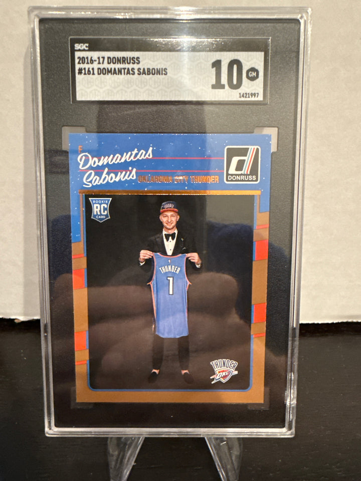 Domantas Sabonis 2016-2017 Panini Donruss Rookie, SGC 10 Gem Mint
