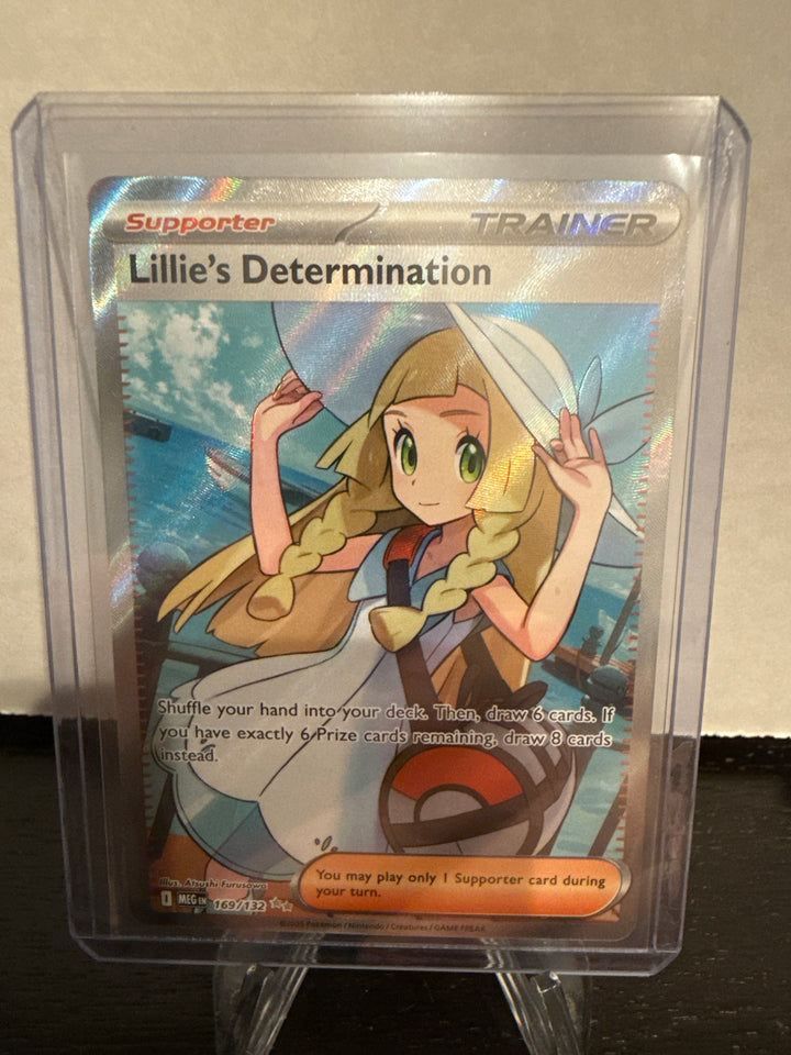Pokemon TCG 2025 Lillie's Determination Mega Evolutions Ultra Rare Trainer, 169/132