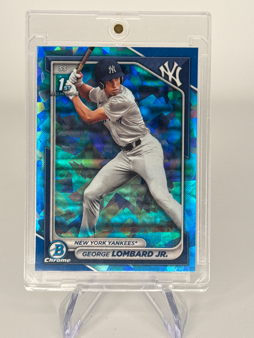 George Lombard Jr 2024 Bowman Sapphire Chrome Prospect 1st
