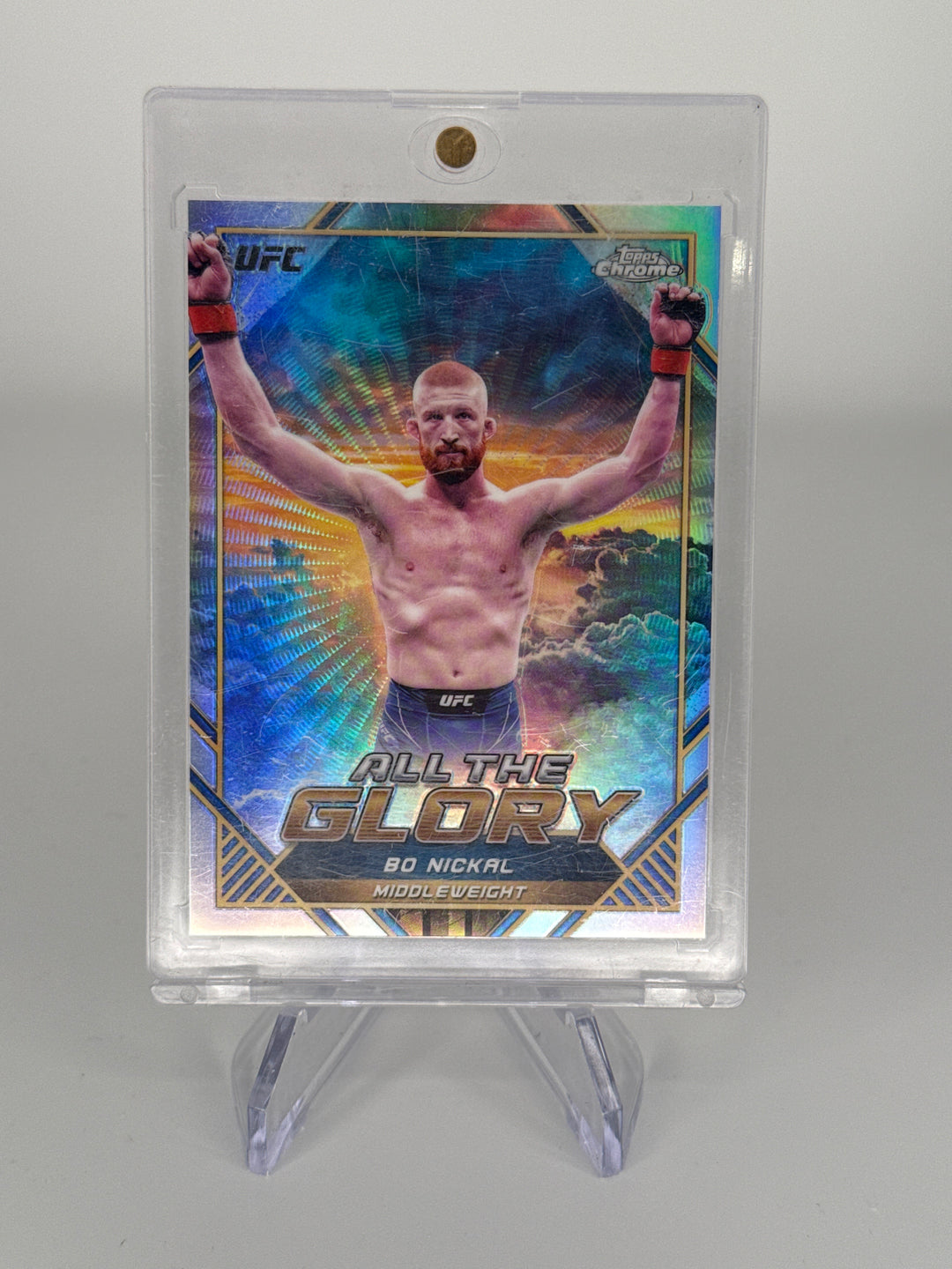 Bo Nickal 2024 Topps Chrome All The Glory SSP Case Hit