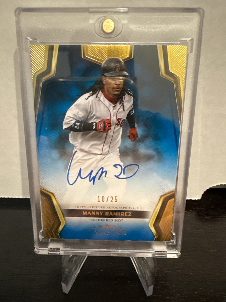 Manny Ramirez 2024 Topps Five Star Blue Auto, 10/25