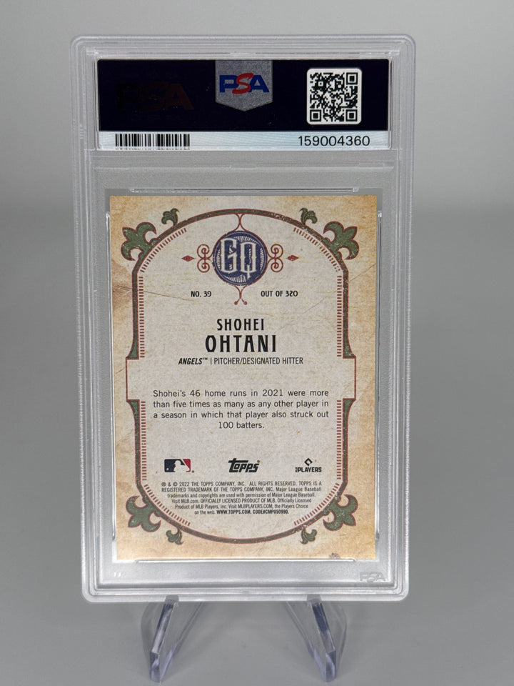 Shohei Ohtani 2022 Topps Gypsy Queen, PSA 9 Mint