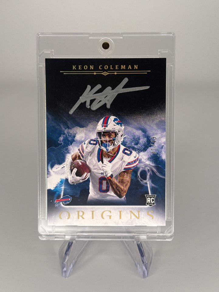 Keon Coleman 2024 Panini Origins Silver Signatures Rookie Auto, 41/49