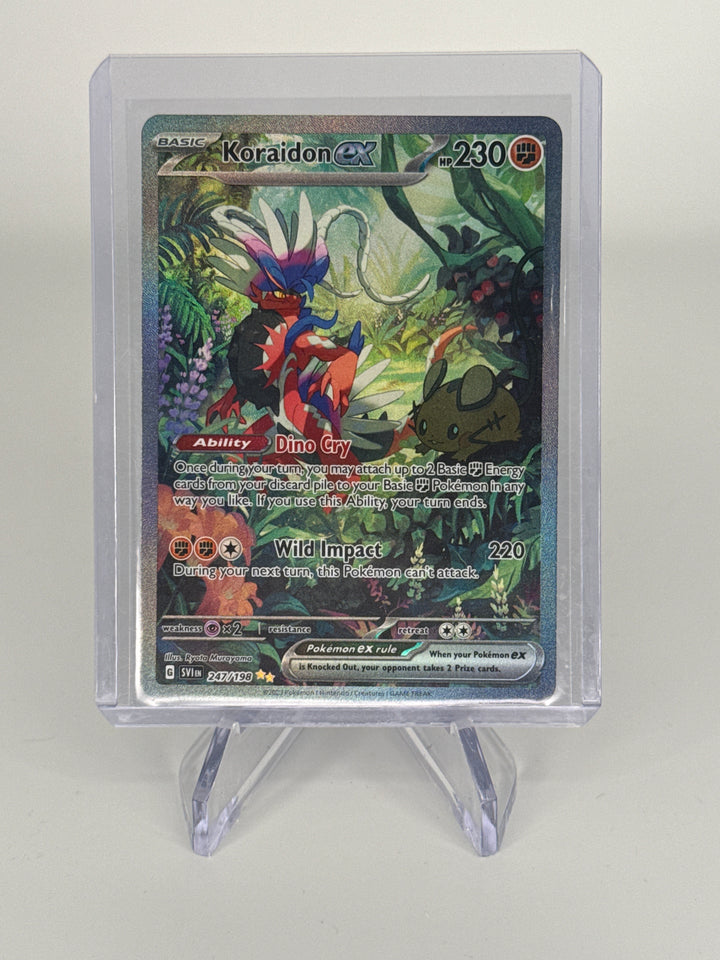 Pokémon TCG 2023 Koraidon EX Scarlet & Violet Special Illustration Rare, 247/198
