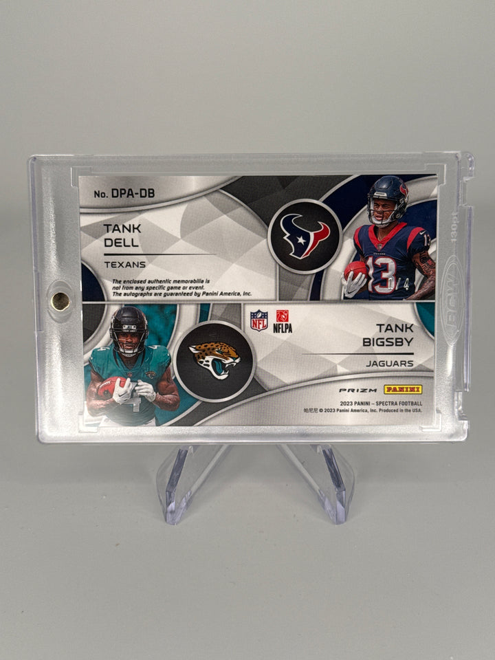 Tank Dell/Tank Bigsby 2023 Panini Spectra Dual Rookie Patch Auto, 1/4