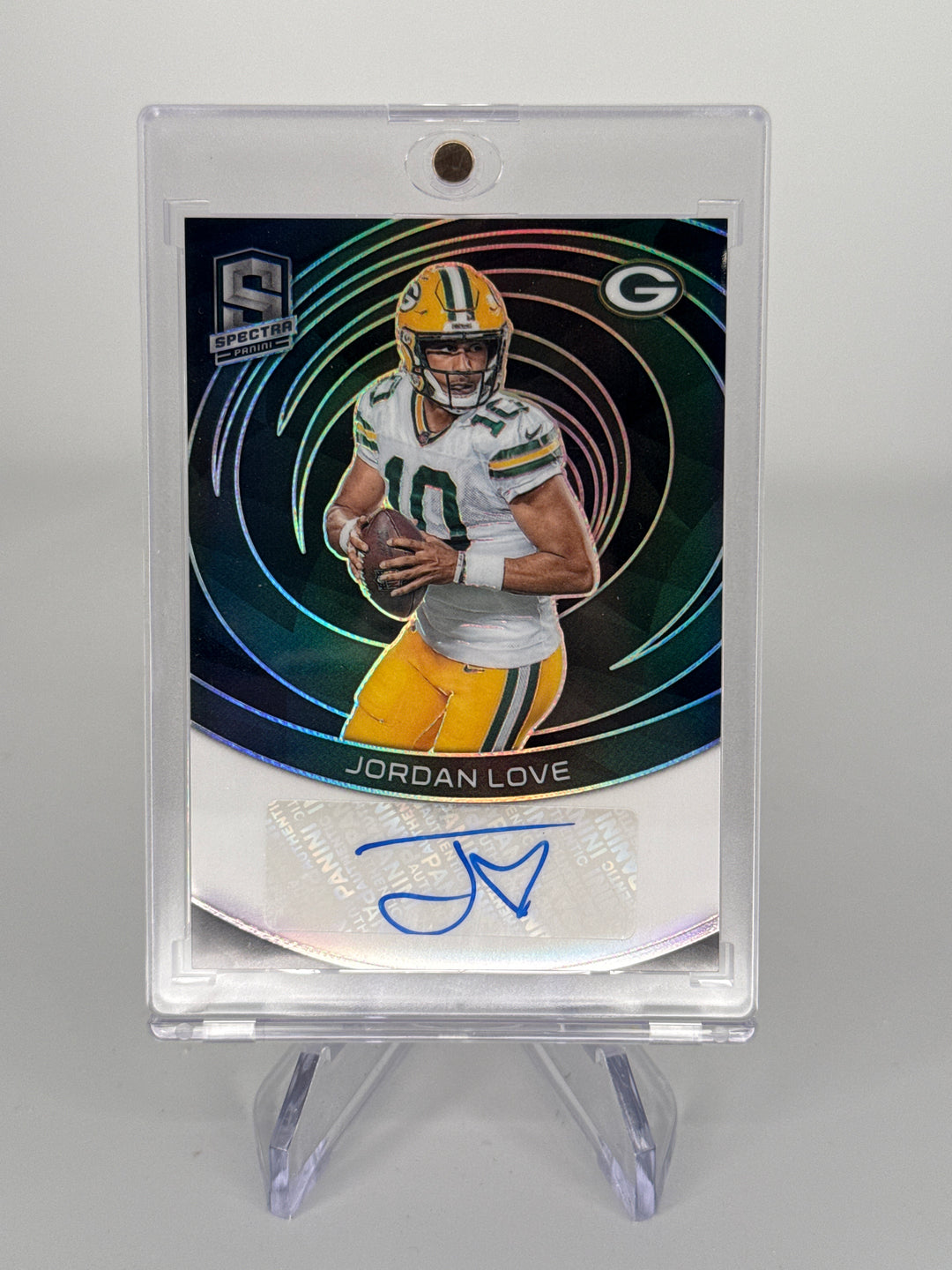 Jordan Love 2020 Panini Spectra Rookie Auto, 79/99