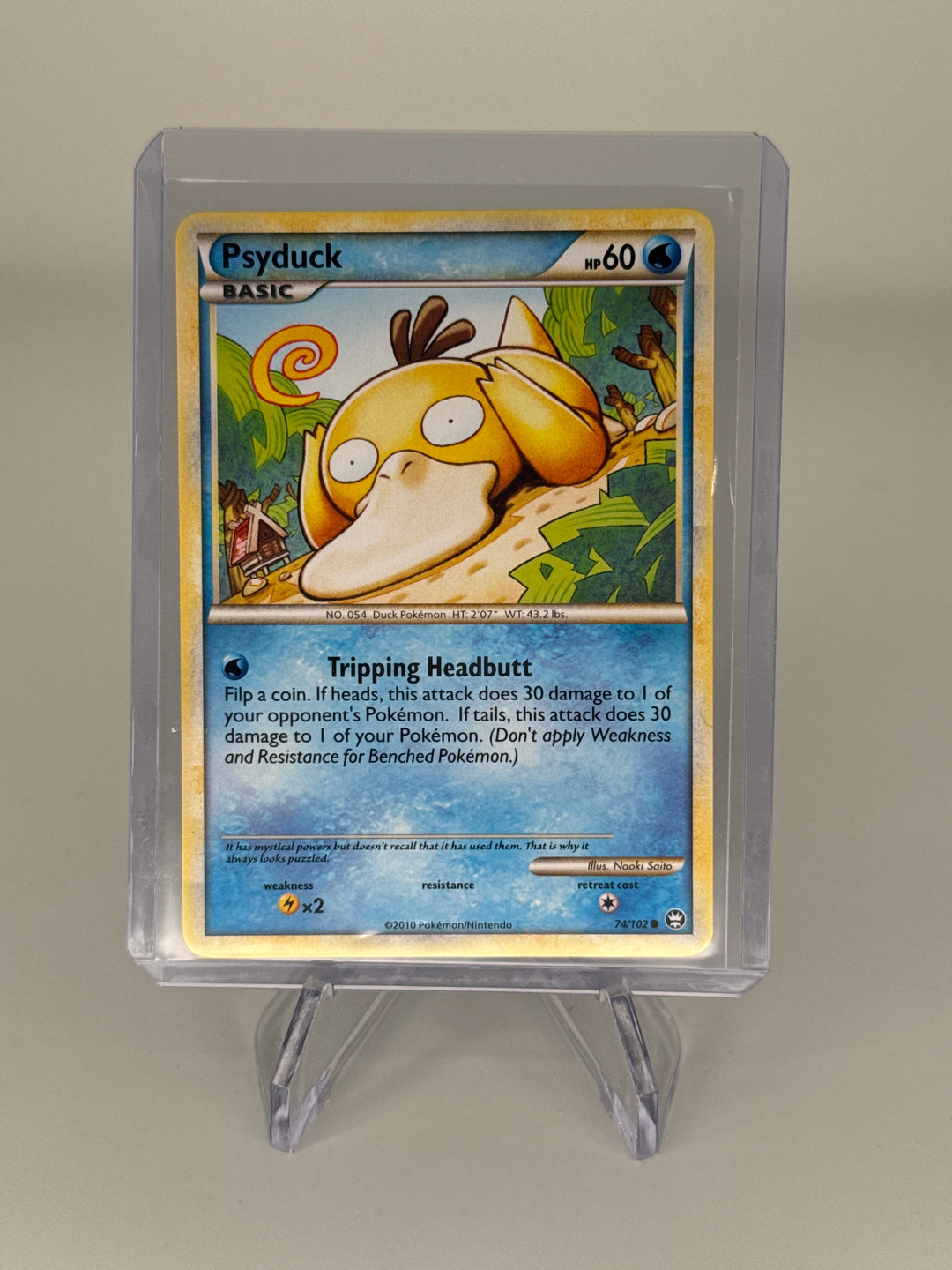 Pokemon TCG 2010 Psyduck Soul Silver Triumphant, 74/102