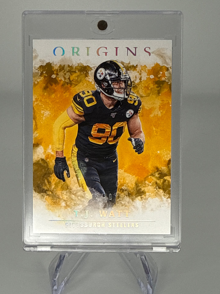 T.J. Watt 2020 Panini Origins Gold, 05/10