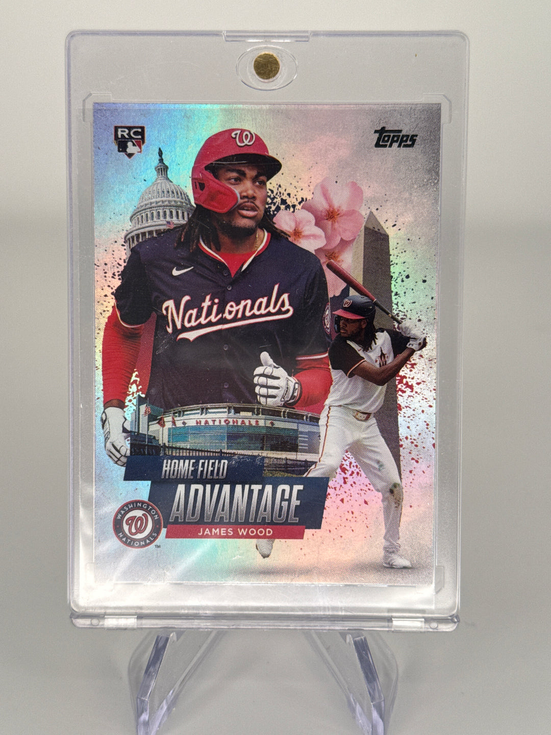 James Wood 2025 Topps Series 1 Home Field Advantage SSP Rookie