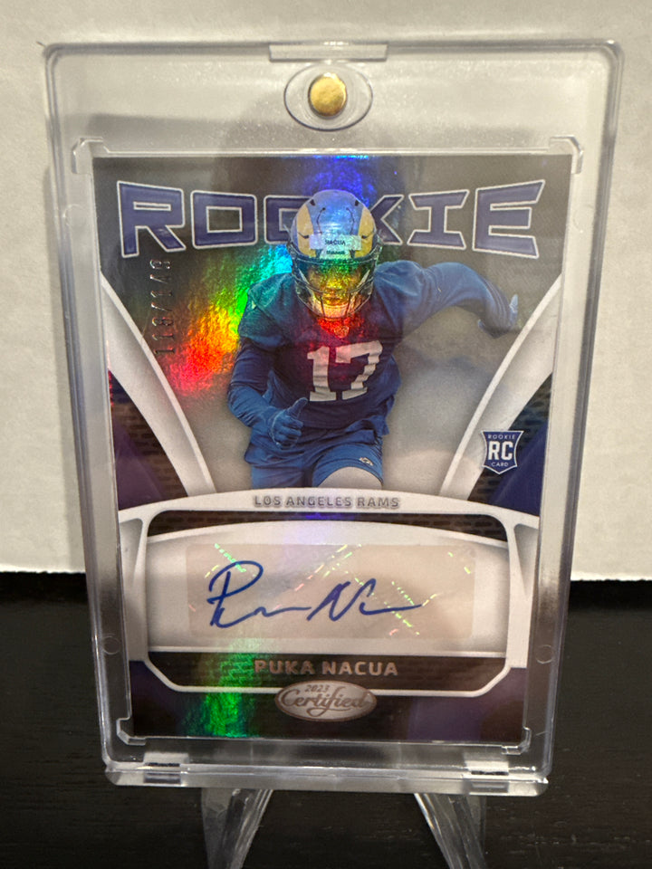 Puka Nacua 2023 Panini Certified Rookie Auto, 118/149