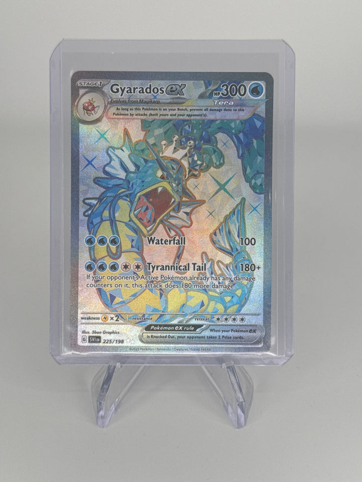 Pokemon TCG 2023 Gyarados EX Scarlet & Violet Full Art Holo, 225/198