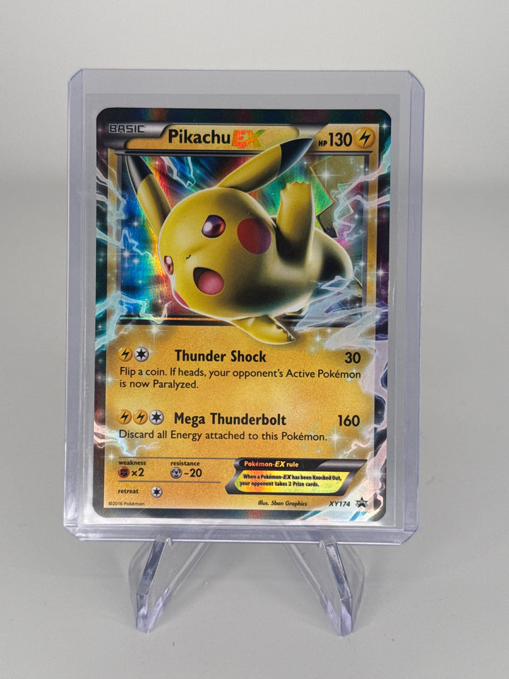 Pokemon TCG 2016 Pikachu EX Battle Heart Tins Black Star Promo, XY174