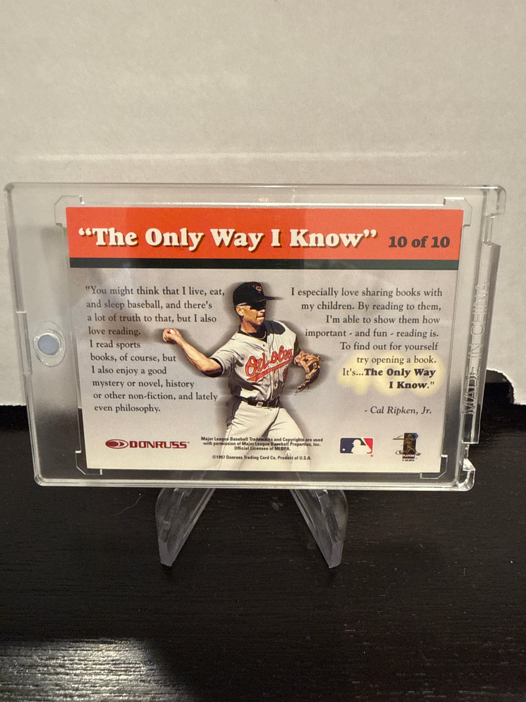 Cal Ripken Jr 1997 Donruss The Camden Yards Public Library Auto, 1 of 2,131