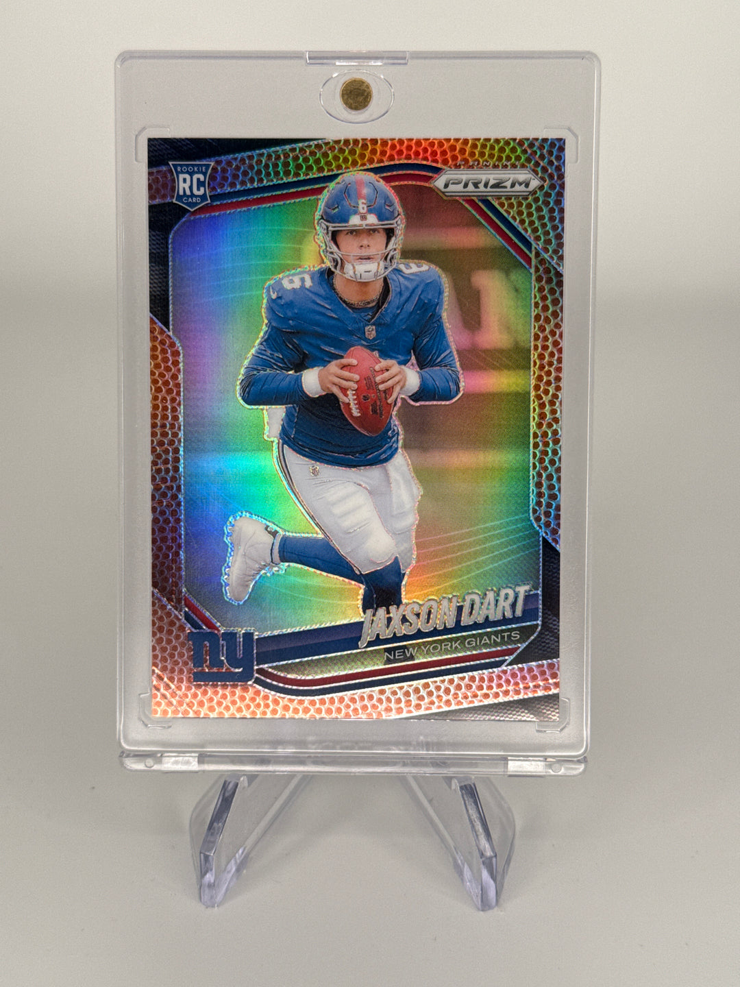 Jaxson Dart 2025 Panini Prizm Pigskin Prizm Rookie, 007/180