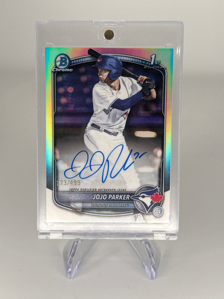 Jojo Parker 2025 Bowman Chrome 1st Refactor Auto, 123/499