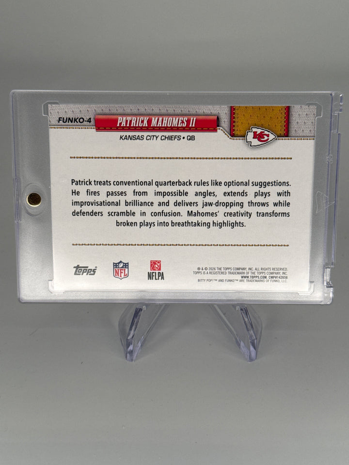 Patrick Mahomes 2026 Topps Flagship Funko SSP Case Hit